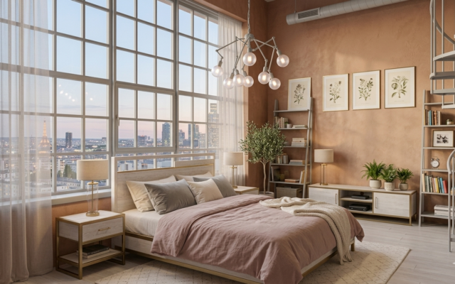 Industrialna sypialnia – jak stworzyć klimatyczne wnętrze w stylu loft?